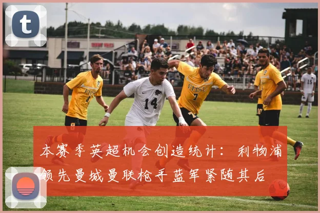 本赛季英超机会创造统计：利物浦领先曼城曼联枪手蓝军紧随其后