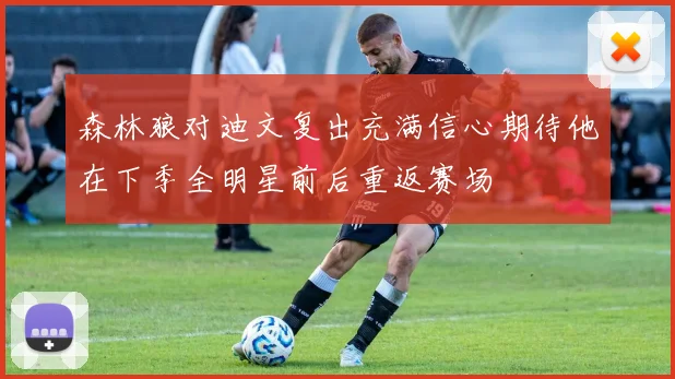 森林狼对迪文复出充满信心期待他在下季全明星前后重返赛场